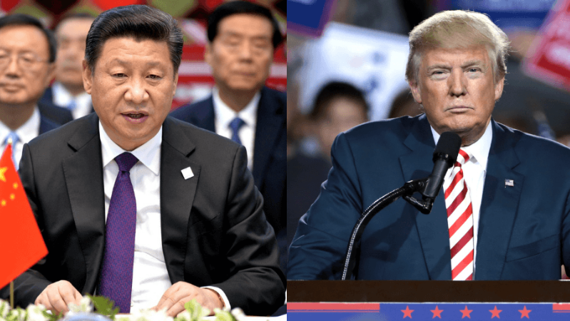 Xi Jinping And President Donald Trump Side By Side 768X384