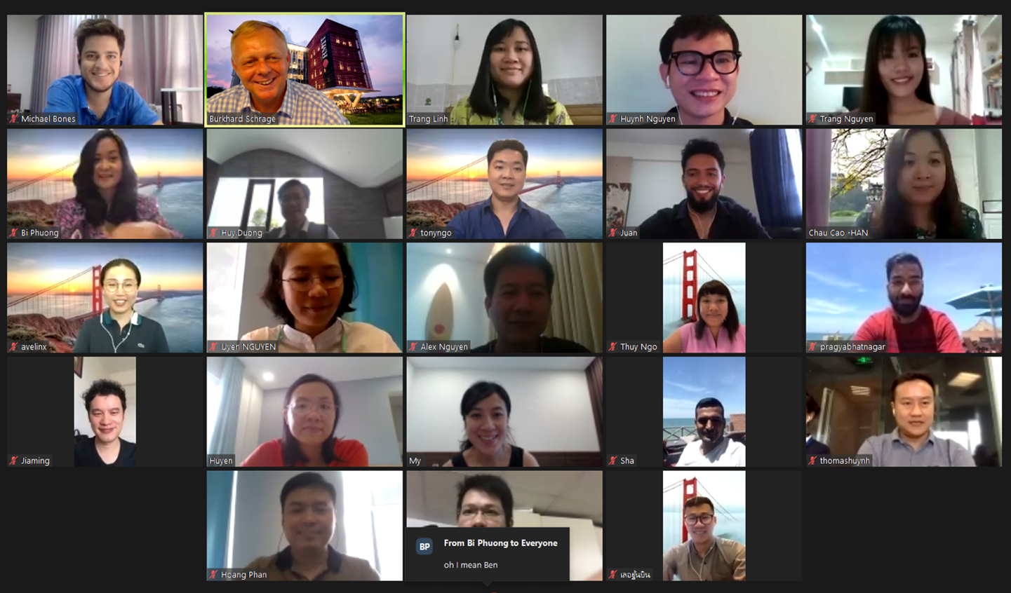 Professor Burkhart Schrage Was In Zoom Call With MGT Students