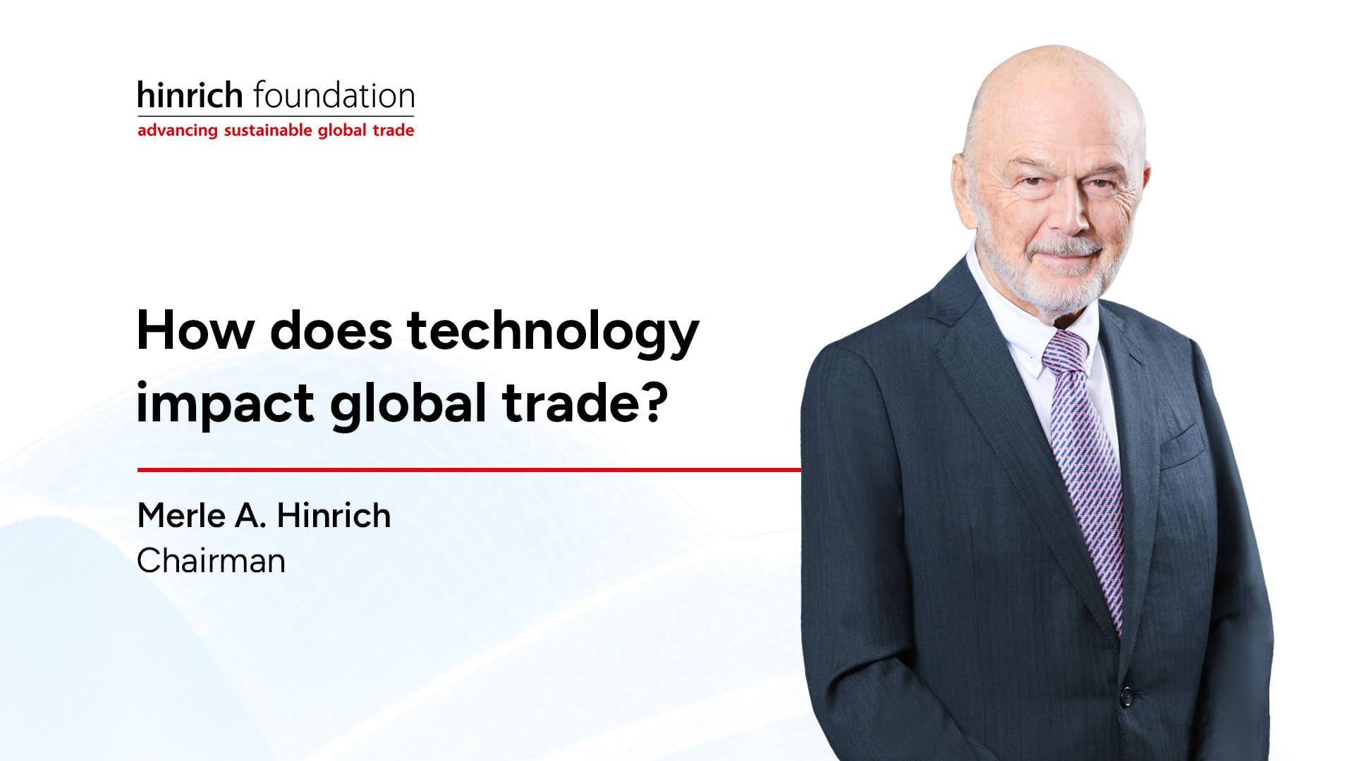How does technology impact global trade?