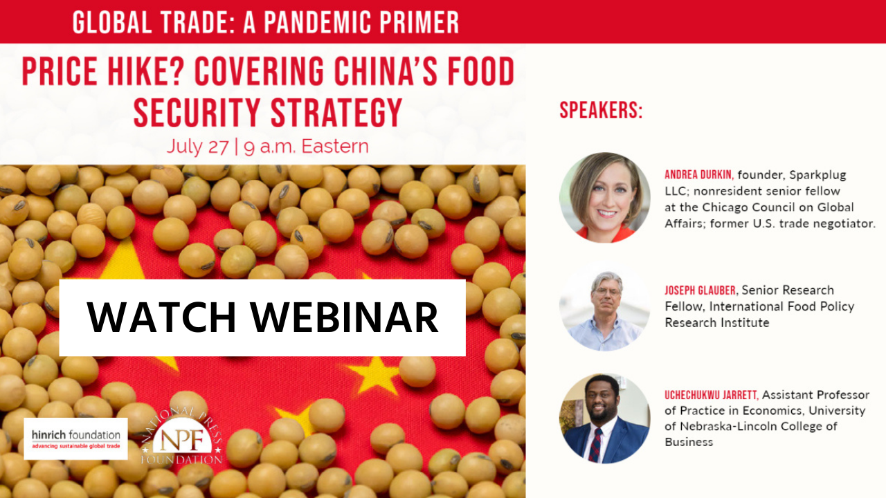 NPF China's Food Security Strategy Replay