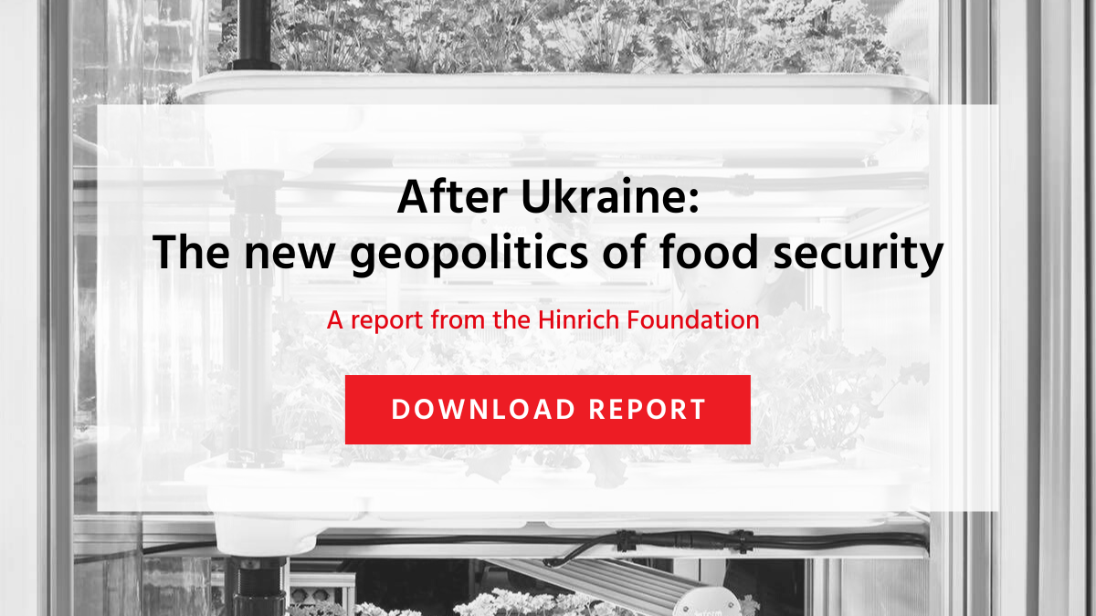 Capri Geopolitics Of Food Security