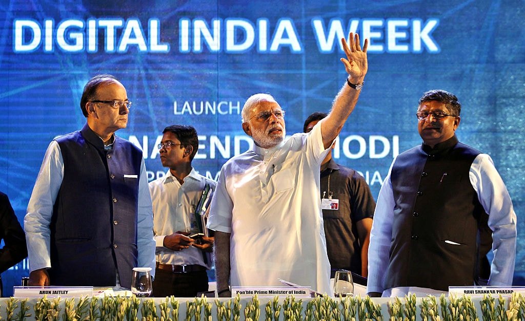 Modi And Digital India Min