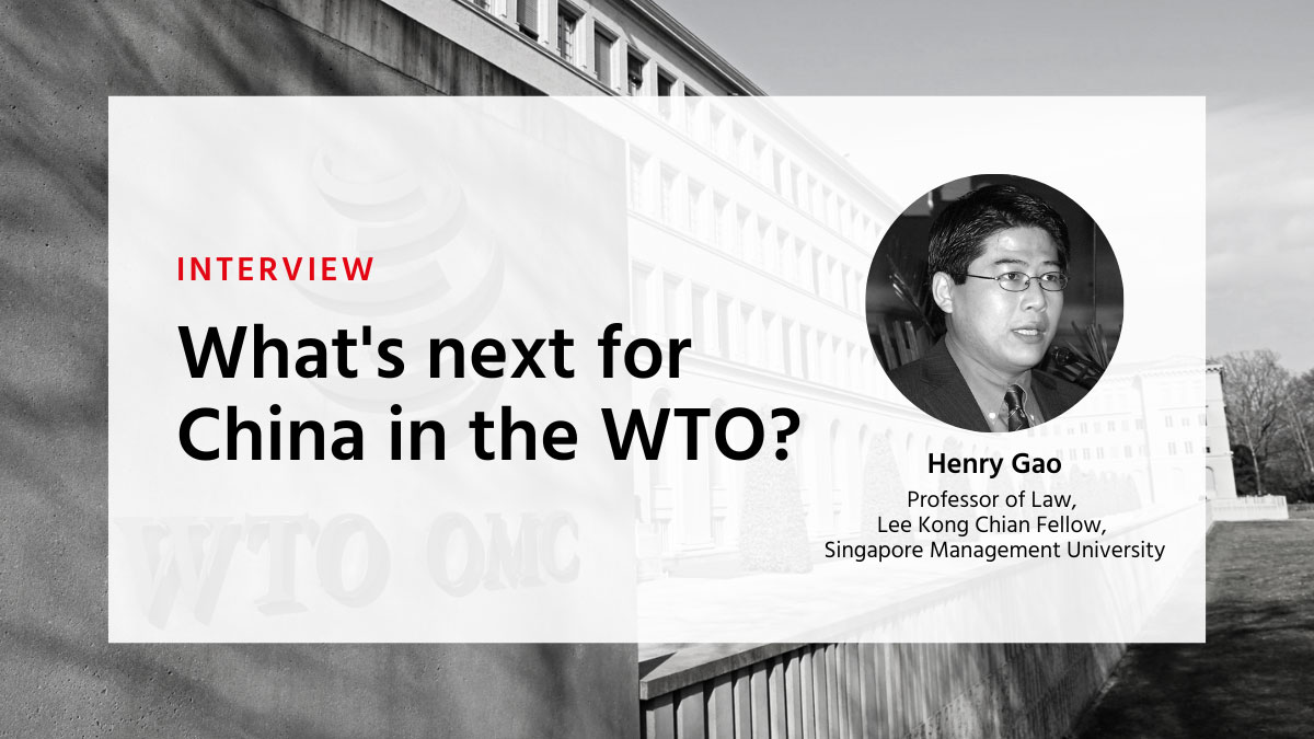 What's Next For China After A 20 Year Engagement With The WTO Without Logo